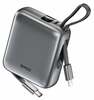 Akupank BwOO P74 10000 mAh, 22.5 W, USB-C ja Lightning, hõbe