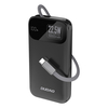 Akupank Dudao K31 10000 mAh, 22.5 W PD, integreeritud kaabliga, must