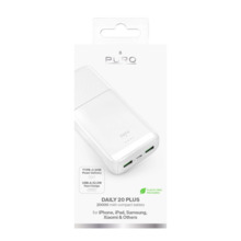 Akupank Puro DAILY 20 PLUS 20000 mAh, 22.5 W, valge