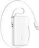 Akupank Joyroom JR-PR2 10000 mAh, 35 W, USB-C ja Lightning kaablid, valge