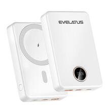 Väline aku Evelatus M18W 10000 mAh, 22.5 W, C-tüüp, valge