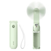 Kaasaskantav ventilaator Jisulife Life8 Plus Power Bank funktsiooniga 4500 mAh ja taskulambiga, roheline