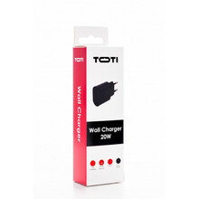 Seinalaadija Seek Toti 20W Type-C PD, must