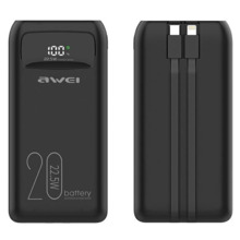 Akupank Awei P169K, 20000 mAh, 22,5 W, must
