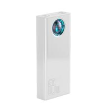 Akupank Baseus Amblight 30000 mAh, 65 W, valge