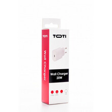 Seinalaadija Seek Toti 20W Type-C, valge
