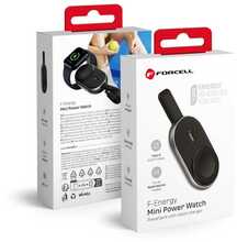 Varutoiteallikas Forcell F-Energy Mini Power Watch, 1200 mAh, must