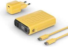 Akupank Realpower PB-10000 10000 mAh, 22.5 W, kollane