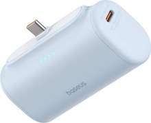 Akupank Baseus Compact USB-C 5000 mAh, 20 W, sinine