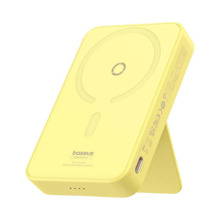 Akupank Baseus MagPro Magnetic 5000 mAh, 20 W, kollane
