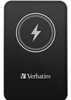 Juhtmevaba akupank Verbatim Mag Wireless Power Bank 5000 mAh, must