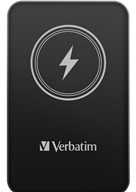 Juhtmevaba akupank Verbatim Mag Wireless Power Bank 5000 mAh, must