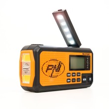 Raadio PNI DYN300 päikeselaadimise, taskulambi, 4000 mAh akupanga ja SOS-funktsiooniga