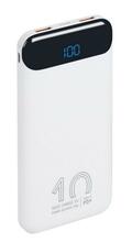 Akupank Rivacase VA2540, 10000 mAh, valge