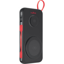 Akupank Maxlife MXPB-08 10000 mAh, magnetiline 3in1, must