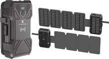 Akupank Viking TYR III 30000 mAh, päikesepaneel, juhtmevaba laadimine
