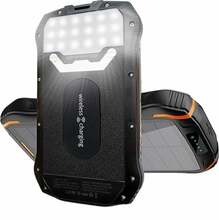 Akupank MikroTik Wodasport SolarDozer I-268WF, 25000 mAh, 10 - 20 W, must
