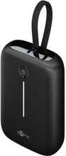 Akupank Goobay Powerbank 10000 mAh, 20 W, USB-C, must