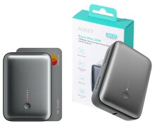 Akupank Aukey PowerBank PB-Y55 MINI 10000 mAh, 22.5 W, USB-C/USB-A, hall