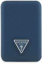 Varupatarei Guess PU Grained Triangle Logo MagSafe Powerbank 5000 mAh, sinine