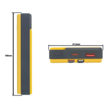 Akupank Tellur Power Bank 10000 mAh, USB-C + Lightning kaablid, kollane