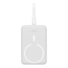 Akupank Baseus Magnetic Mini 10000 mAh, 20 W, valge