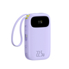 Akupank Baseus EnerFill FC21 Qpow 3 Ultra 20000 mAh, 22.5 W, digitaalne ekraan, lilla
