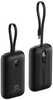 Akupank Veger K1 (W1188) 10000 mAh, PD QC3.0 35W, Type C ja Lightning, must