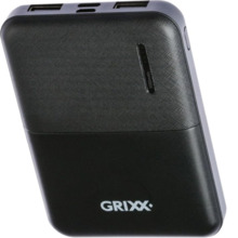 Akupank Grixx Power Bank 5000 mAh, Micro USB, USB-C, must