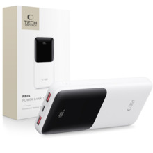Varutoiteallikas Tech-Protect PB01 10000 mAh, 22.5 W, valge