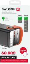 Akupank Swissten Power Line 60000 mAh, 65 W, must