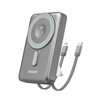 Akupank Dudao K29 10000 mAh, 20 W, integreeritud USB-C / Lightning kaablitega