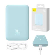 Akupank Baseus Magnetic Mini 10000 mAh, 20 W, sinine