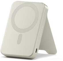 Akupank Satechi Qi2 10000 mAh, magnetiline, alusega, liivakarva