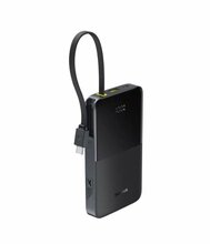 Akupank Baseus LiPo 10000 mAh, 22.5 W, USB + USB-C, integreeritud USB-C kaabliga, must