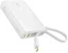 Akupank Baseus PicoGo 10000 mAh, 45 W, valge