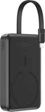 Akupank Baseus Mini 10000 mAh, 30 W, magnetiline, must, Bayern Edition