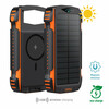 Päikesepaneeliga akupank 4smarts Solar TitanPack UltiMag 20000 mAh, must