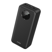 Akupank BWOO BO-P64 30000 mAh, 22.5 W, LCD ekraan, must