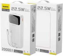 Akupank Dudao K15Pro 20000 mAh, 22.5 W, valge