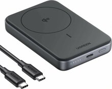Akupank Ugreen PB761 10000 mAh, Qi2, 30 W, Magsafe, must