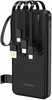 Akupank Dudao K13 10000 mAh integreeritud kaabliga, must