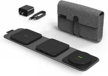 Reisilaadija Mophie 3in1 MagSafe, must