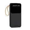 Akupank Sendem P402, 20000 mAh, 2.4A, integreeritud USB-C, Lightning, Micro USB kaabel, must