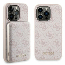 Korpus ja akupank Guess GUBPM5P15L4GEMGP iPhone 15 Pro, 5000 mAh, roosa