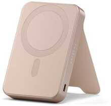 Akupank Satechi Qi2 10K Magnetic Power Bank koos alusega, Desert Rose
