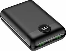 Akupank Veger S20, 20000 mAh, PD QC3.0 22,5 W, must