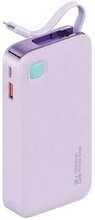 Akupank Usams US-CD225, 10000 mAh, 20 W, lilla