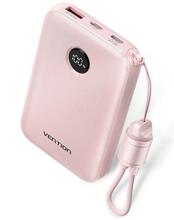 Akupank Vention FKAP0-C 10000 mAh, 22.5 W, roosa