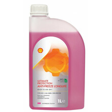 Jahutusvedelik SHELL Longlife Ultimate Protection, -37C, punane, 1 L